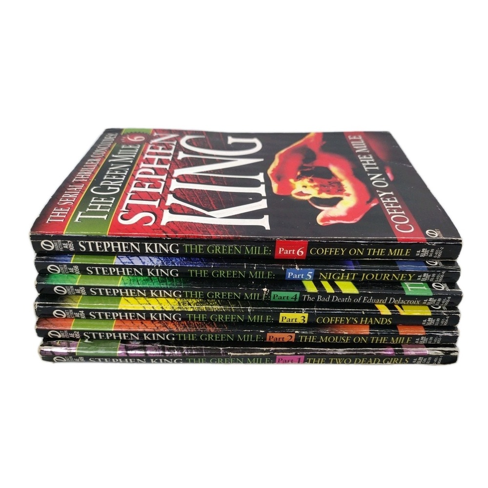 The Green Mile by Stephen King - Set Of 6 First Editions First Printings 1996